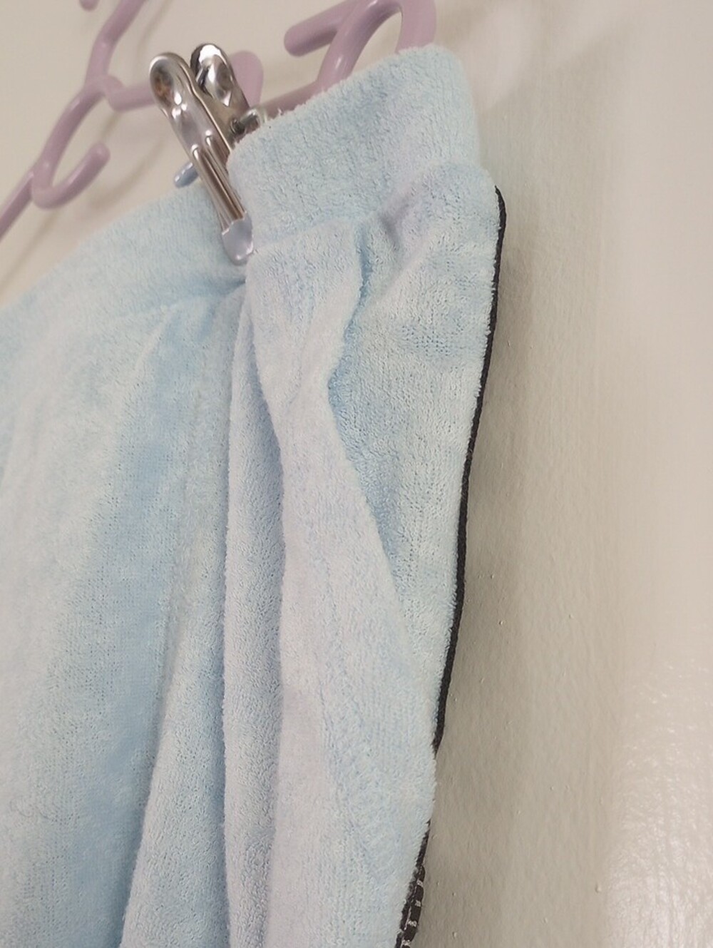 Juicy Couture Blue Pajama Top And Pants Set Lounge Wear Terrycloth XL - Picture 8 of 11